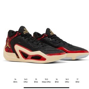 Jordan tatum 1 gs zoo sneaker youth size 4.5 boys